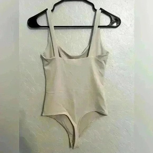 Abercrombie & Fitch Soft Collection Nude Bustier Style Bodysuit Size Small - Picture 2 of 5